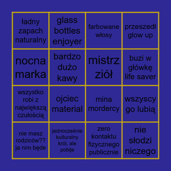 Orm Bingo Card
