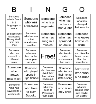 10th Annual Women's Retreat Bingo Card
