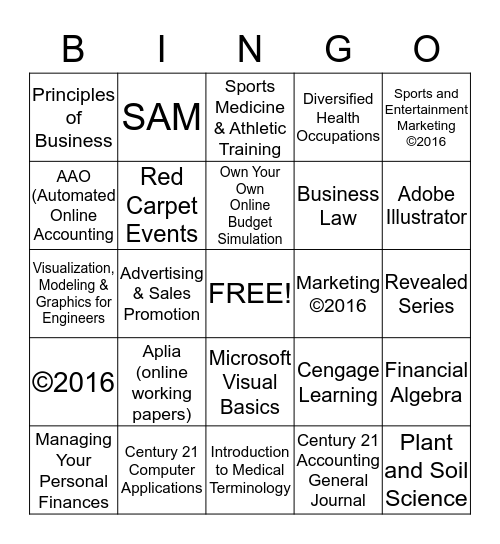 Get to Know National Geographic / Cengage Learning Bingo Card