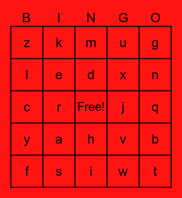 Risley Science Bingo! Bingo Card