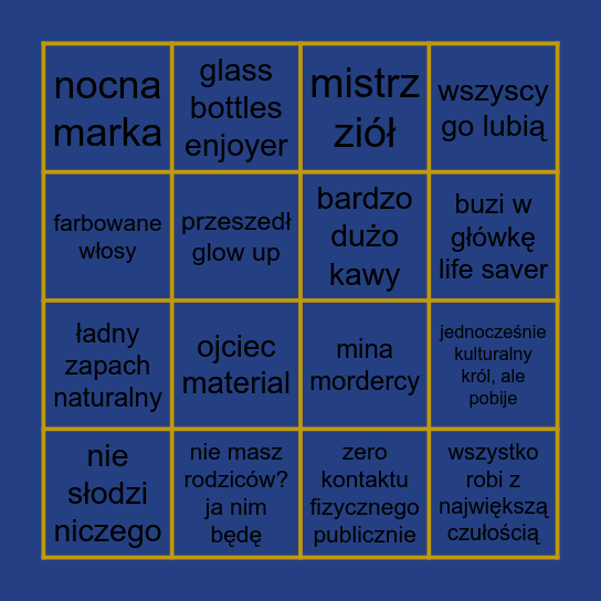 Orm Bingo Card