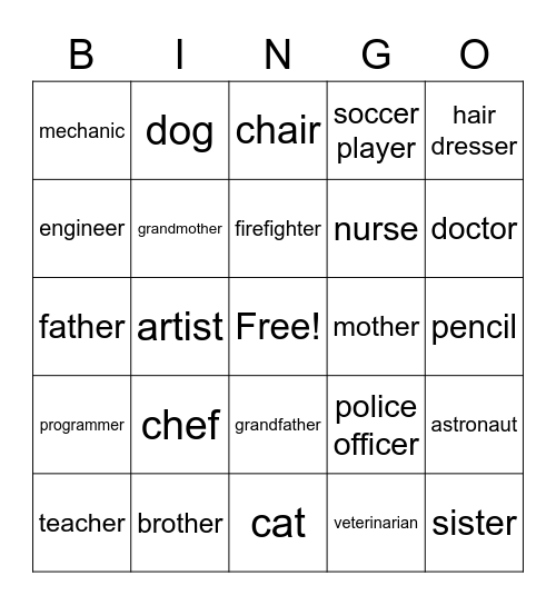 Ms. T's English Heroes Bingo Card