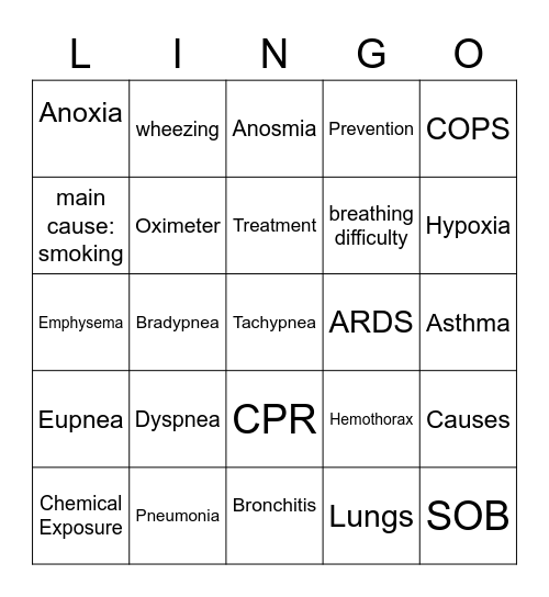 Presentation Challenge with Kyonghee Bingo Card