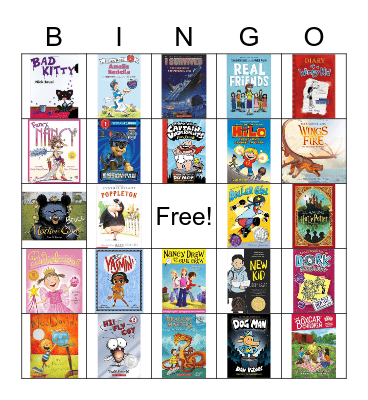Norwalk Public Library's Book Cover Bingo Card