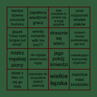 Ragnar Bingo Card