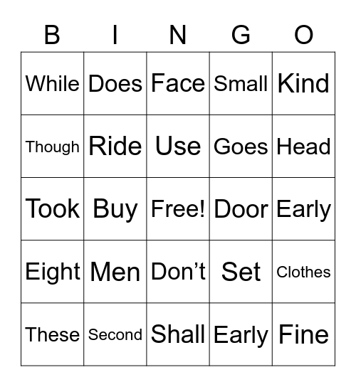 Elaya Bingo Card