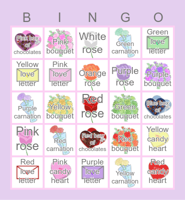 ♥ whisper white day bingo! ♥ Bingo Card