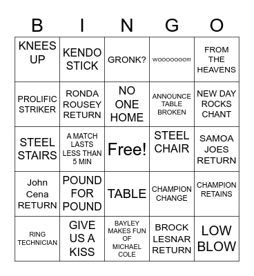 MANIA BINGO Card