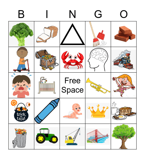 R Blends Bingo Card