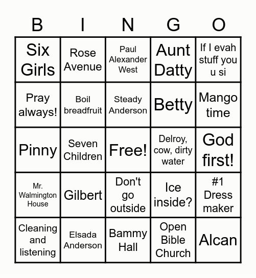 Eighty is Exciting!! Bingo Card