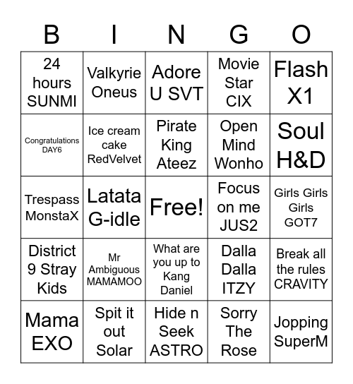 mintchoco747 Bingo Card