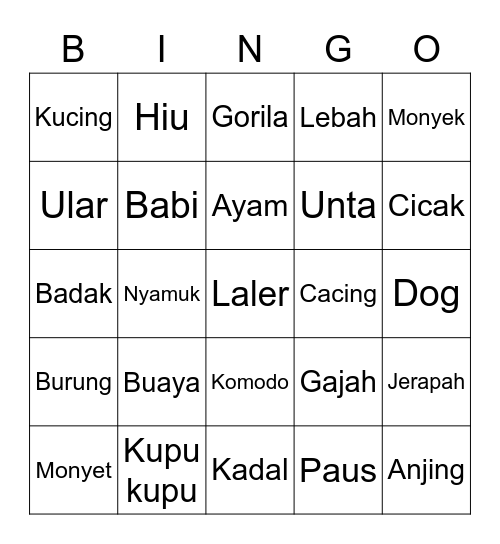 98SZWOO Bingo Card
