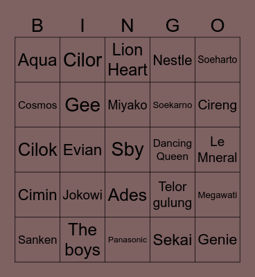 MINGYU3WP Bingo Card