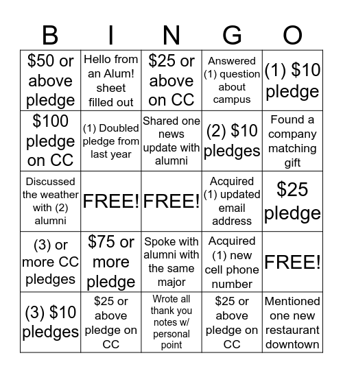 S4A Week 2 Bingo Night ROUND 2 Bingo Card