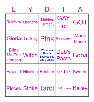 Happy Birthday!!! Bingo Card