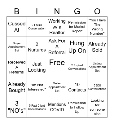 LEADGEN CALL NIGHT Bingo Card