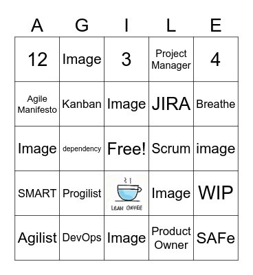 AGILE 2.0 Bingo Card