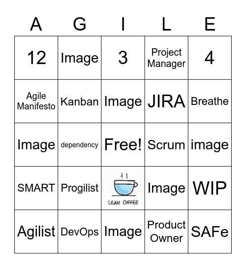 AGILE 2.0 Bingo Card