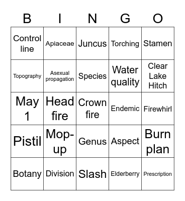 Tribal EcoRestoration Alliance Week 2 Bingo Card