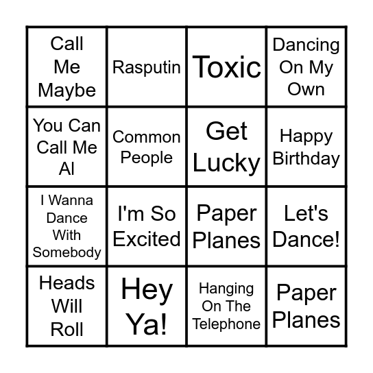 INGRID'S BIRTHDAY BINGO Card