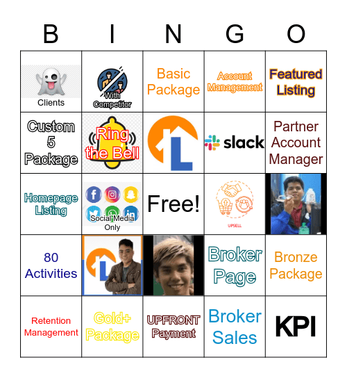 Bingo Night (Broker Team) Bingo Card