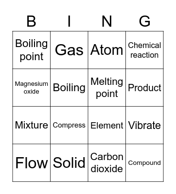 Miss Dabell - 7GH Bingo Card