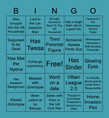 SOBREMESA PT. 2 Bingo Card