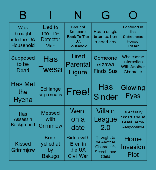 SOBREMESA PT. 2 Bingo Card