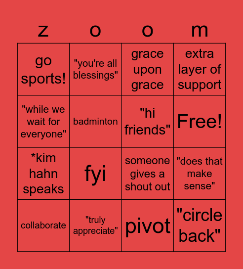 Go Sports! Bingo Card