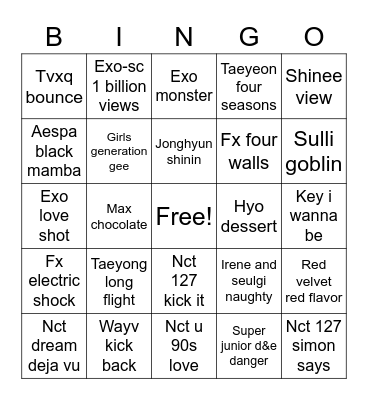 @diamondmanila Bingo Card