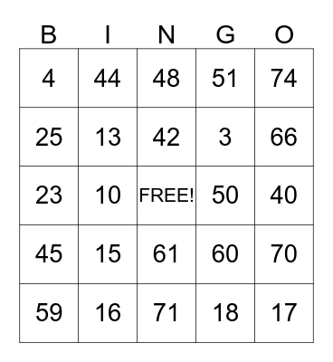 HAPPY BIRTHDAY ROBI Bingo Card