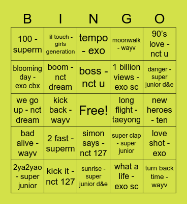 mitchoco747 b Bingo Card