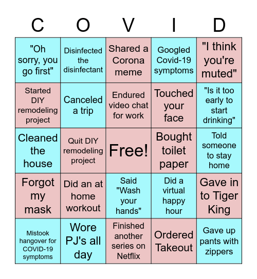 Wellness Center Closure Anniversary! Bingo Card