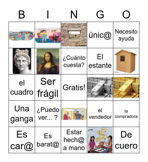 Avancemos 2 3.2 Bingo Card