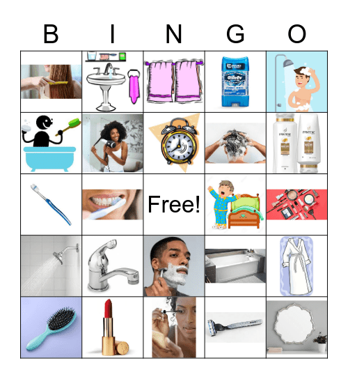 BD2ch5.1 La routine du matin Bingo Card