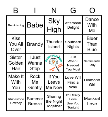 A.M. Gold Bingo Card