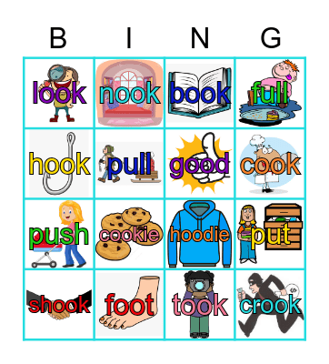 Phonics Bingo Card