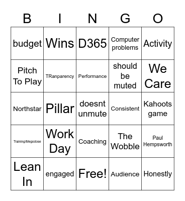 YOU KNOW WHAT IT IS Bingo Card