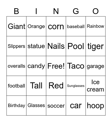 Happy 9th Birthday! Bingo Card