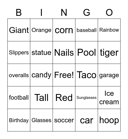 Happy 9th Birthday! Bingo Card