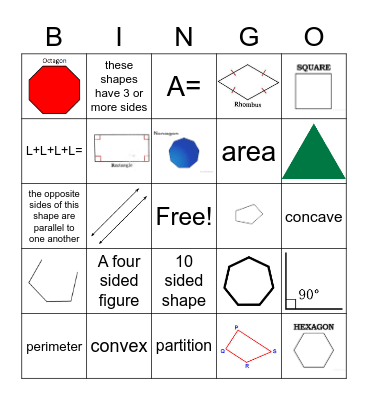 Unit 6 Bingo Card