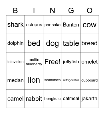 geulista nuraini muksin Bingo Card