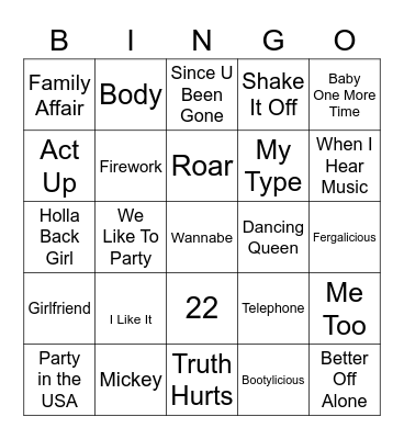 THE RINQ ADULT SKATE NIGHT Bingo Card
