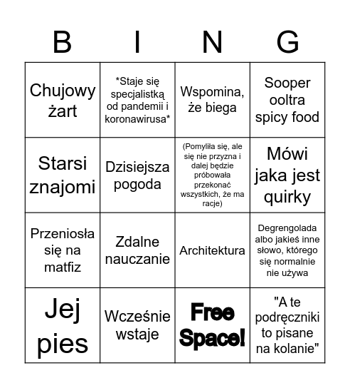 Stabi bingo Card