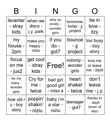@atinyot8woo Bingo Card
