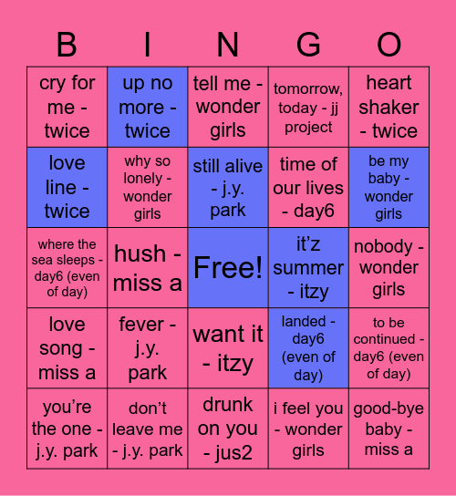 Sunshine Stay2 Bingo Card