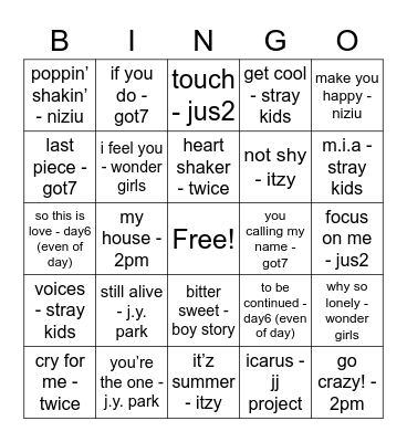 Chaosnct Bingo Card