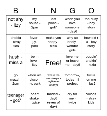 @mzyldr_ Bingo Card