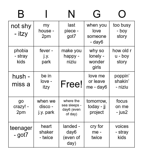 @mzyldr_ Bingo Card