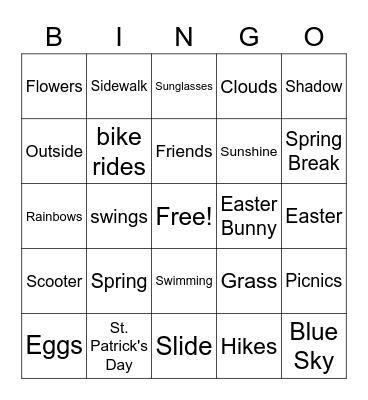 S practice Bingo Card